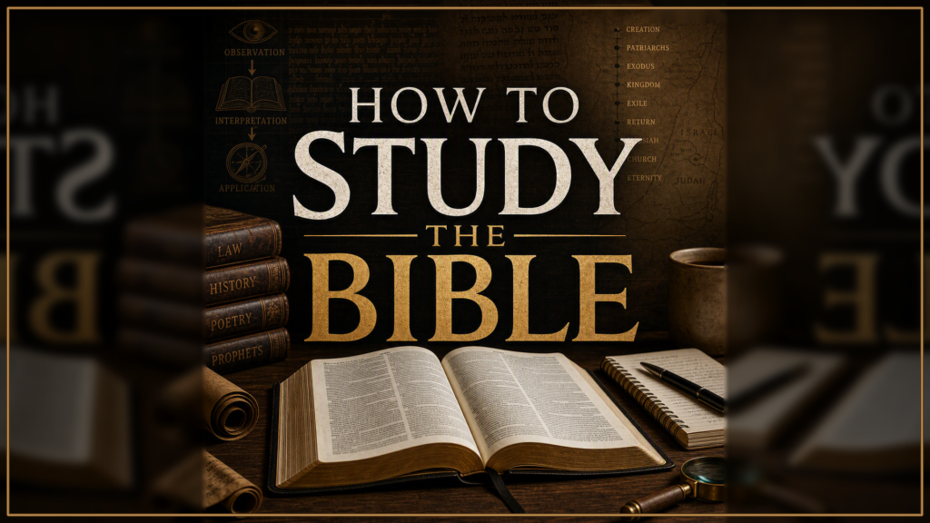 001 – How to Study the Bible